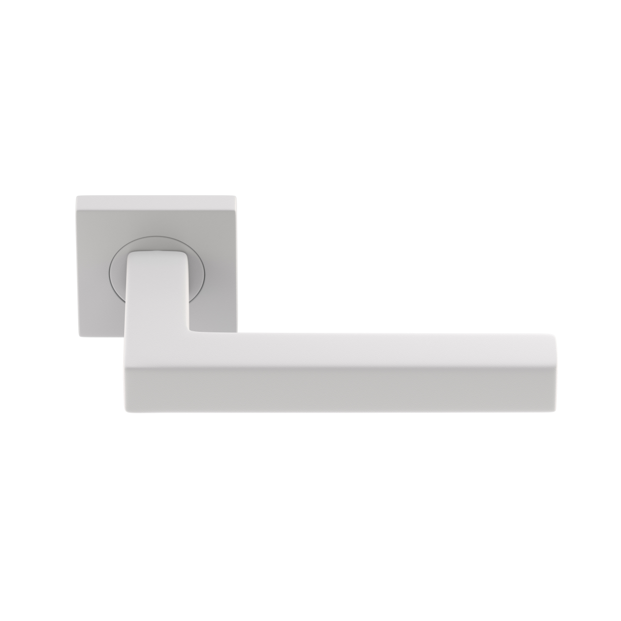 Sluitwerkpakketten met Deurkruk Squared 20 Regular Wit
